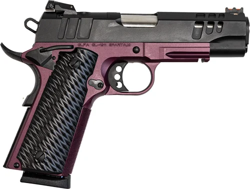 Great Lakes GL1911 1911 Pistol .45 ACP 4.25 in Black/Cherry