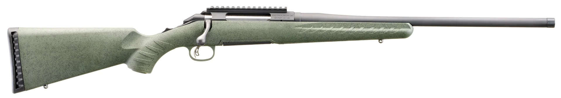 Glenfield Model A .30-06 Springfield 20-inch threaded barrel with moss green splatter synthetic stock