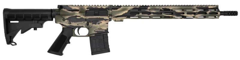 Great Lakes GL-15 .223 Wylde 16 inch Pursuit Green Camo rifle with 30-round magazine