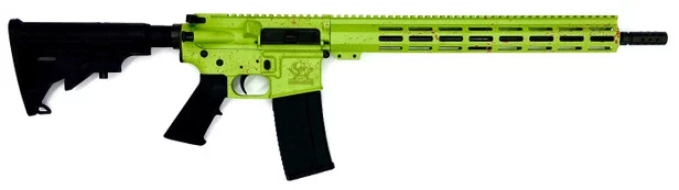 Great Lakes GL-15 RIA 16in .223 Wylde Zombie Splatter Cerakote rifle