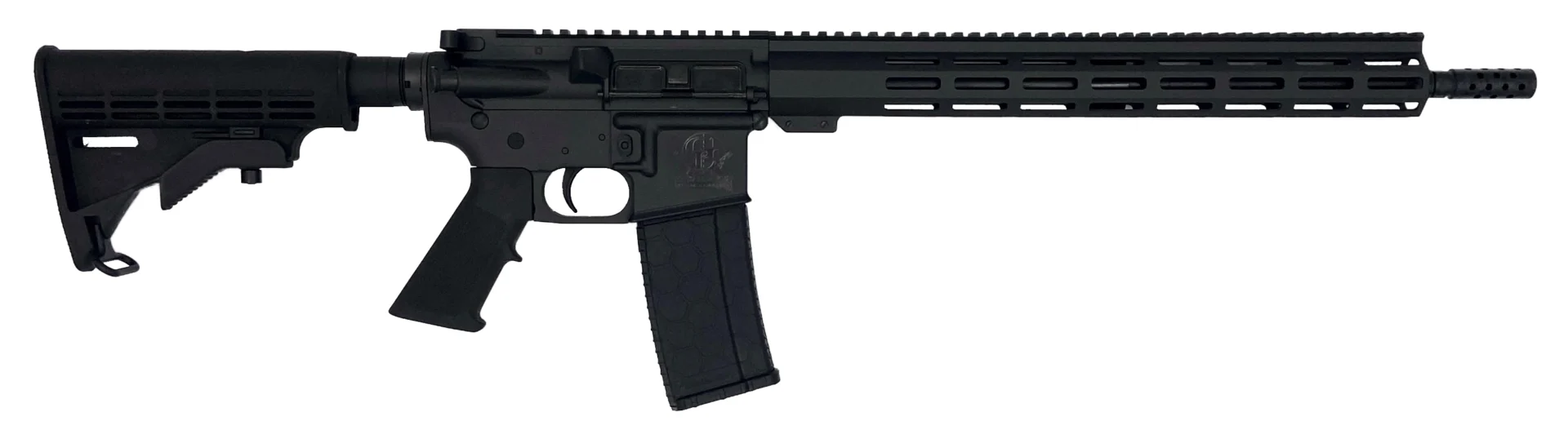 Great Lakes GLFA GL15 .300 Blackout 16in rifle with 30rd magazine and black Cerakote finish