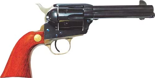 Cimarron Pistoleer .357 Mag 4.75 in blued barrel nickel backstrap walnut grip revolver