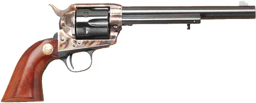 Cimarron P-Model .44 S&W Special 7.5-inch blued barrel with walnut grips and case-colored frame