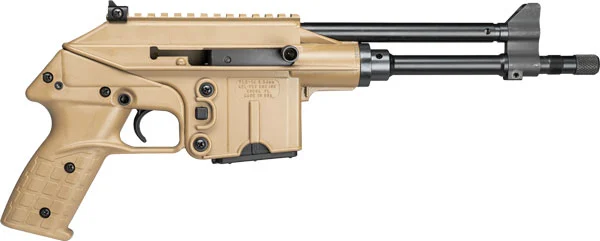 Kel-Tec PLR-16 tan 9.2 inch semi-auto pistol with 10-round magazine