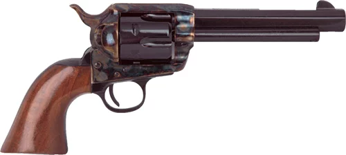 Cimarron El Malo Pre-War revolver with 5.5 inch blued octagon barrel and walnut grip