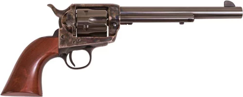 Cimarron Frontier .357/.38 7.5-inch blued revolver with walnut grip
