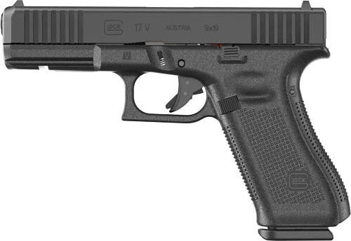 GLOCK 17 V 9mm pistol, 4.49in barrel, fixed sights, three 10-round magazines