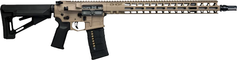 Radian Weapons Model 1 RIA 17.5in .223 Wylde FDE M-LOK rifle side view