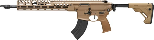 Sig Sauer MCX Spear-LT 7.62x39 16in FDE rifle side view