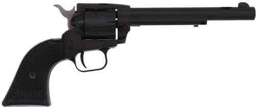 Heritage Rough Rider SRR22MBS6PG 6.5 inch black satin steel-frame revolver with polymer grips
