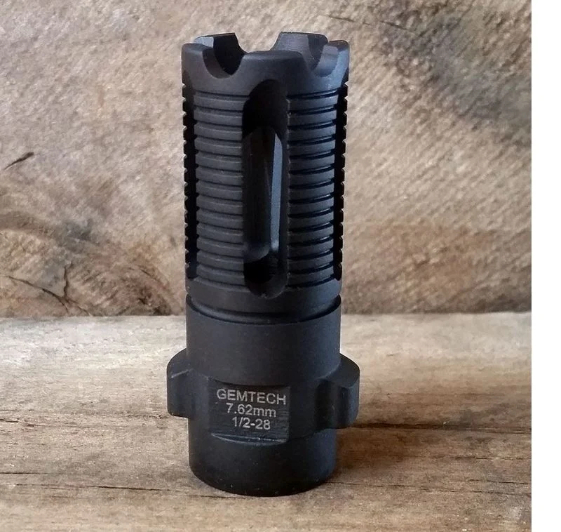 Gemtech 7.62 Quickmount suppressor adapter, precision machined heat-treated design