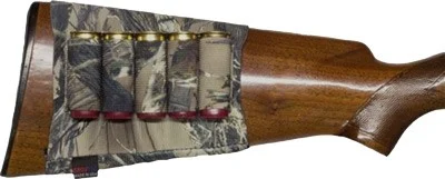 Grovtec TrueTimber shotgun buttstock shell holder 5-shell nylon sleeve