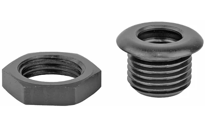 GrovTec push button base for hollow stock, stainless steel, black oxide