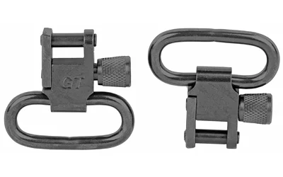 GrovTec 1-inch locking sling swivels black oxide steel 2-pack