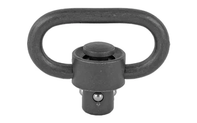 GrovTec heavy duty push-button swivel 1 1/4 inch black-oxide steel