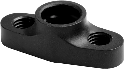 Grovtec KeyMod flanged push button base full rotating black