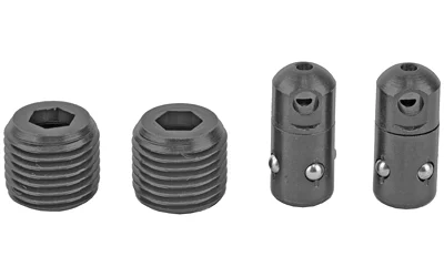 GrovTec Multi-Adaptor Stud set, black stainless steel, push-button swivel adapter, set of 2