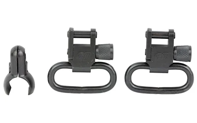 GrovTec GTSW40 two-piece barrel band swivel set for .420-.470 inch tube, black oxide