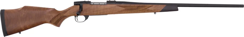 Weatherby Vanguard Sporter .257 Weatherby Magnum with walnut Monte Carlo stock, side view