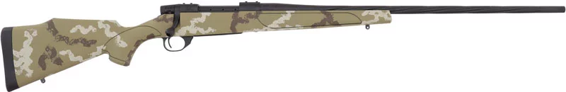 Weatherby Vanguard Outfitter .270 Win 24-inch fluted threaded barrel tan Monte Carlo stock
