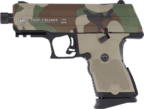 Hi Point YC9 M81 9mm 3.93" Threaded 10-Round Woodland Camo