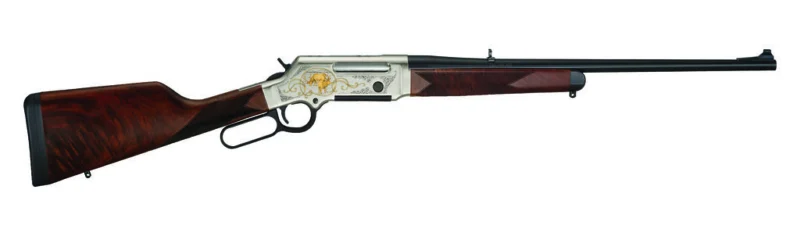 Henry Long Ranger Elk .308 Winchester 20 inch blued barrel engraved nickel receiver walnut stock