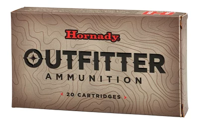 Hornady Outfitter .270 Win 130gr CX rifle ammo 20rd box, nickel-plated cases