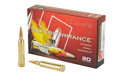 Hornady Superformance 7mm Rem Mag 162 gr SST ammunition 20-count box