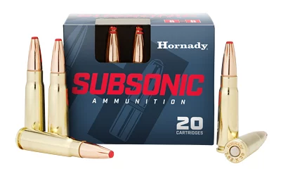 Hornady Subsonic 7.62x39mm 255gr Sub-X 20rd box packaging