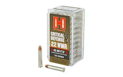 Hornady Critical Defense 22 WMR 45 gr FTX 50rd box product image