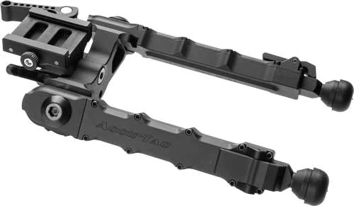 Accu-Tac HD-50 Arca-Spec QD Bipod in flat black for .50 BMG and ELR rifles