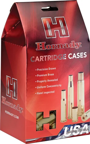 Box of Hornady .22 ARC unprimed brass cases 50 count