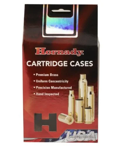 Hornady .450 Marlin unprimed brass cases 50 per pack 5 packs per case