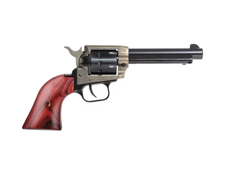 Heritage Rough Rider .22 LR 4.75in case hardened revolver with Cocobolo grips, 9-round cylinder
