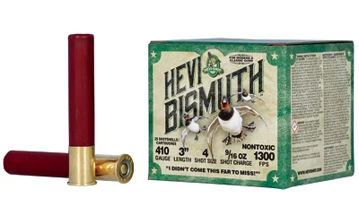 I-SHOT HEVI-BISMUTH .410 3-inch #4 25rd Box Ammo