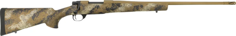 Howa M1500 Fence Line 7mm Rem Mag 24 in bronze barrel Scorched Earth camo rifle