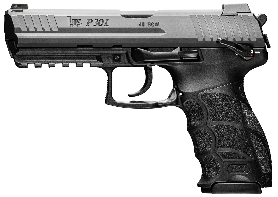 HK P30L V3 DA/SA .40 S&W 4.45" 10rd 2-Mag Black