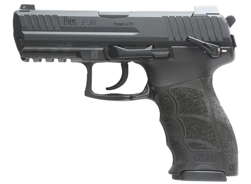 Heckler & Koch P30S V3 9mm 3.85in barrel black polymer frame with two magazines
