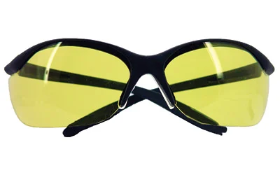 Howard Leight Vapor II shooting glasses black frame amber anti-fog lens