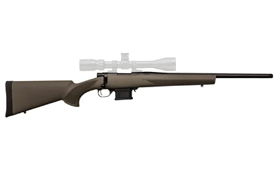 Howa M1500 Mini Action 6mm ARC 22 inch rifle with green synthetic stock
