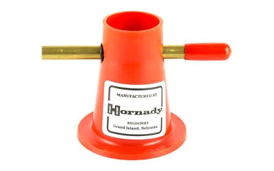 Hornady Powder Trickler red multi-caliber plastic powder scale accessory