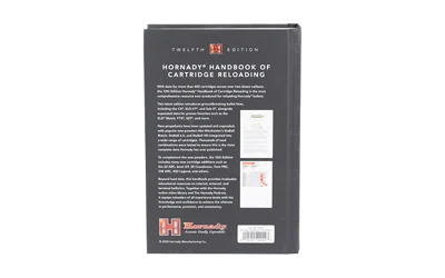 Hornady Handbook of Cartridge Reloading 12th Edition hardcover front cover