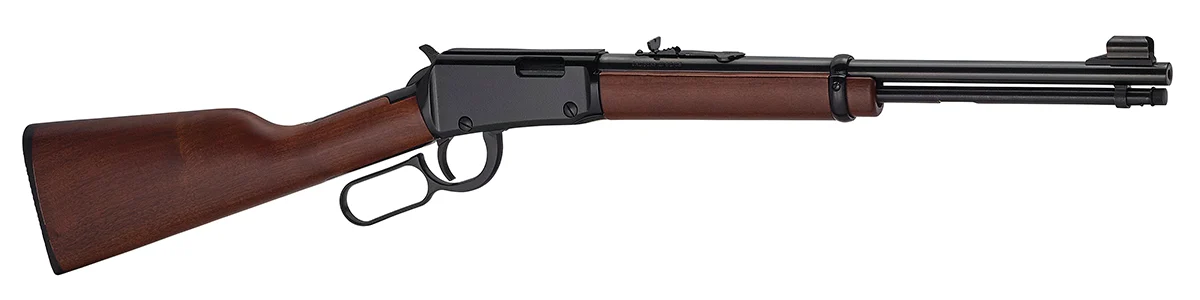Henry H1 Classic Youth .22 WMR 16.5in blued barrel walnut stock 10-round lever action rifle