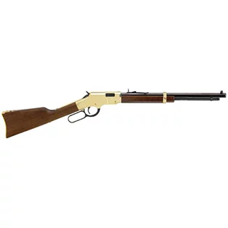 Henry Golden Boy Youth .22 LR lever-action rifle, blued octagon barrel, Brasslite receiver, walnut stock