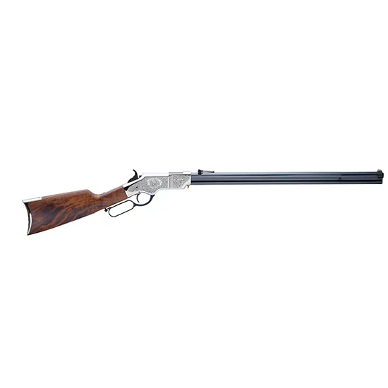 Henry H011SD Silver Deluxe .44-40 24.5in octagon blued barrel engraved nickel receiver walnut stock