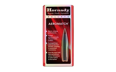 Hornady Aeromatch .308 168gr HPBT rifle bullets 100ct box