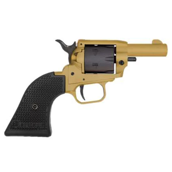 Heritage Barkeep BK22SC .22 LR revolver Gold Cerakote barrel Black Star polymer grips