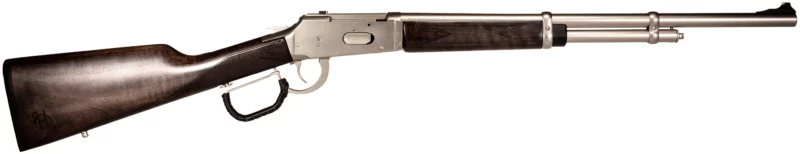 Heritage Range Side lever-action .410 shotgun, 20-inch nickel barrel, walnut stock