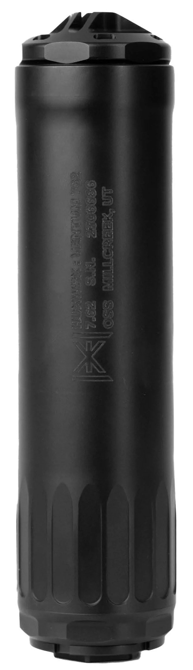 Huxwrx VENTUM 762 suppressor black nitride with 5/8x24 direct thread adapter