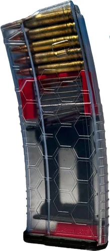 Hexmag HexView Series 2 30-round clear AR-15 magazine for .223 Rem/5.56 NATO